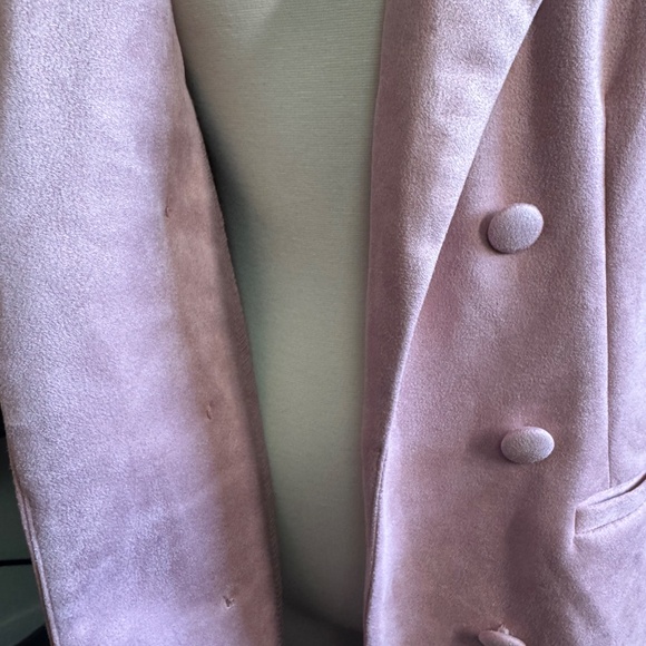 Messini women’s pinkdouble-breasted blazer-style jacket - Picture 3 of 8